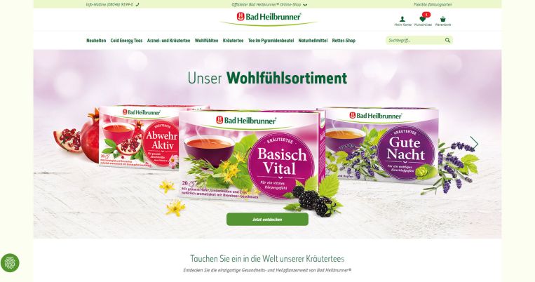Webshop Bad Heilbrunner