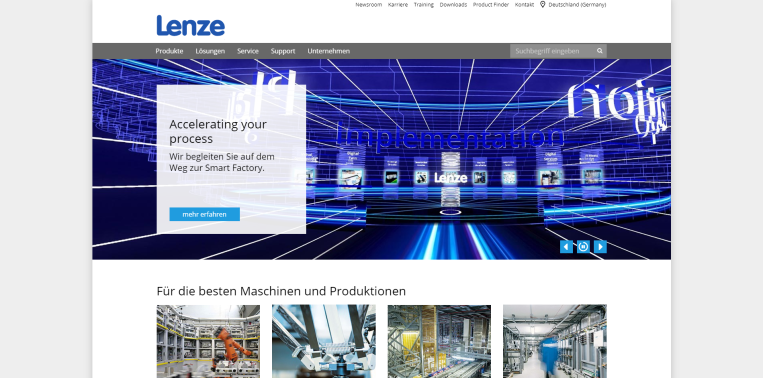 Website Lenze
